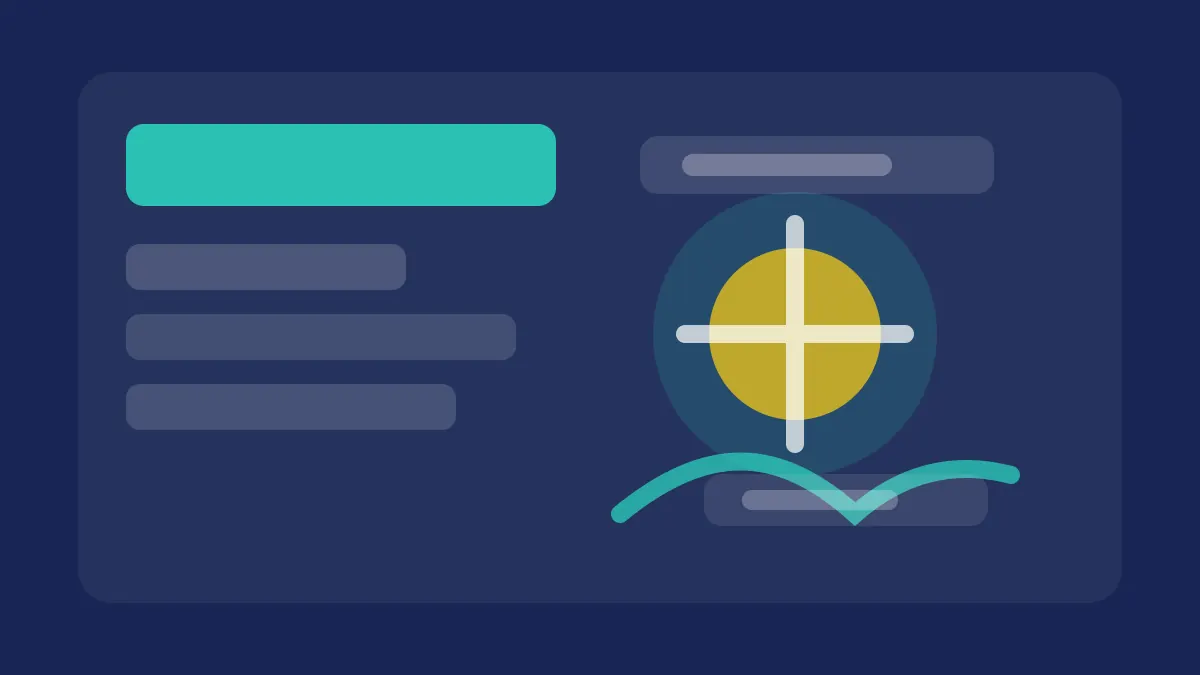 Abstract operational dashboard illustration for Kaarya AI for WhatsApp Business